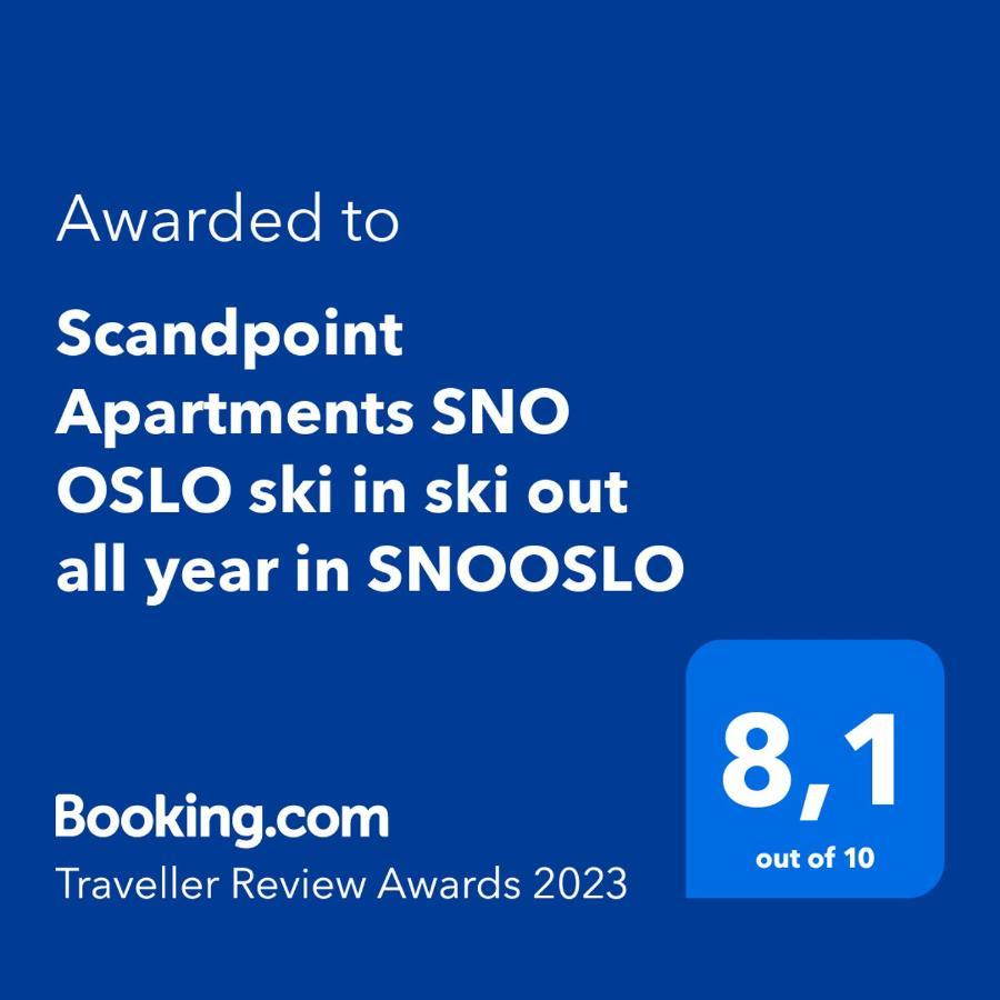 Scandpoint Apartments Oslo Ski In Ski Out All Year In Snooslo With Free Parking Exteriér fotografie